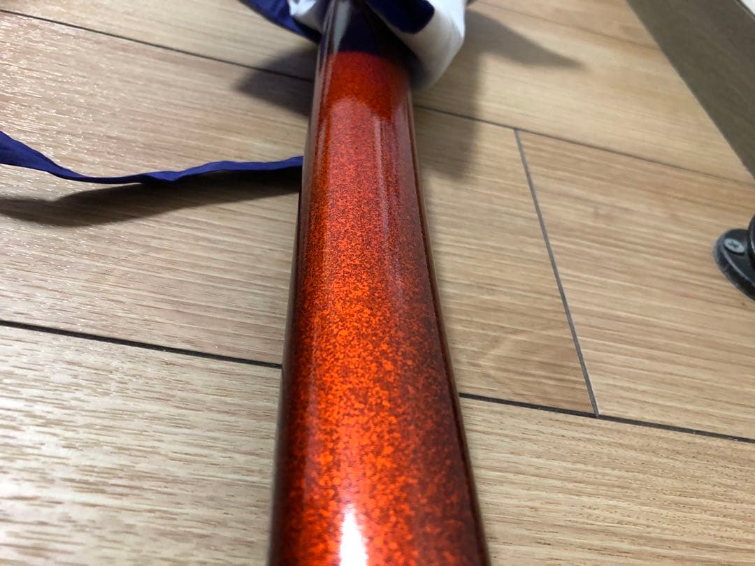 本格居合刀 左文字 左安吉写拵え雲龍楕円鍔刀袋付