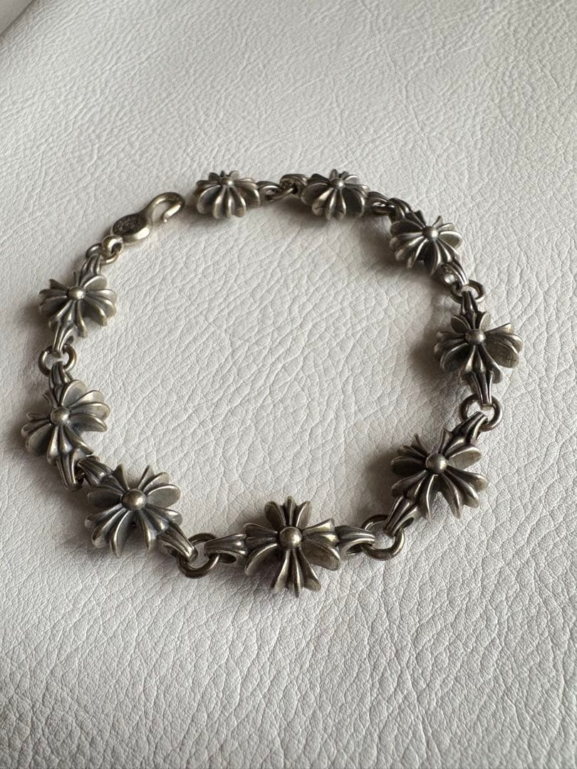 確認用。シルバーブレスレット・９２５・重量感