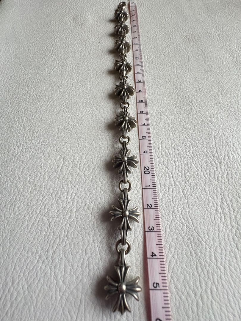 確認用。シルバーブレスレット・９２５・重量感