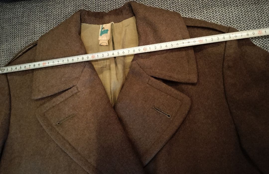 フランス軍 ウールコート 1963年製 ユーロヴィンテージ 金ボタン