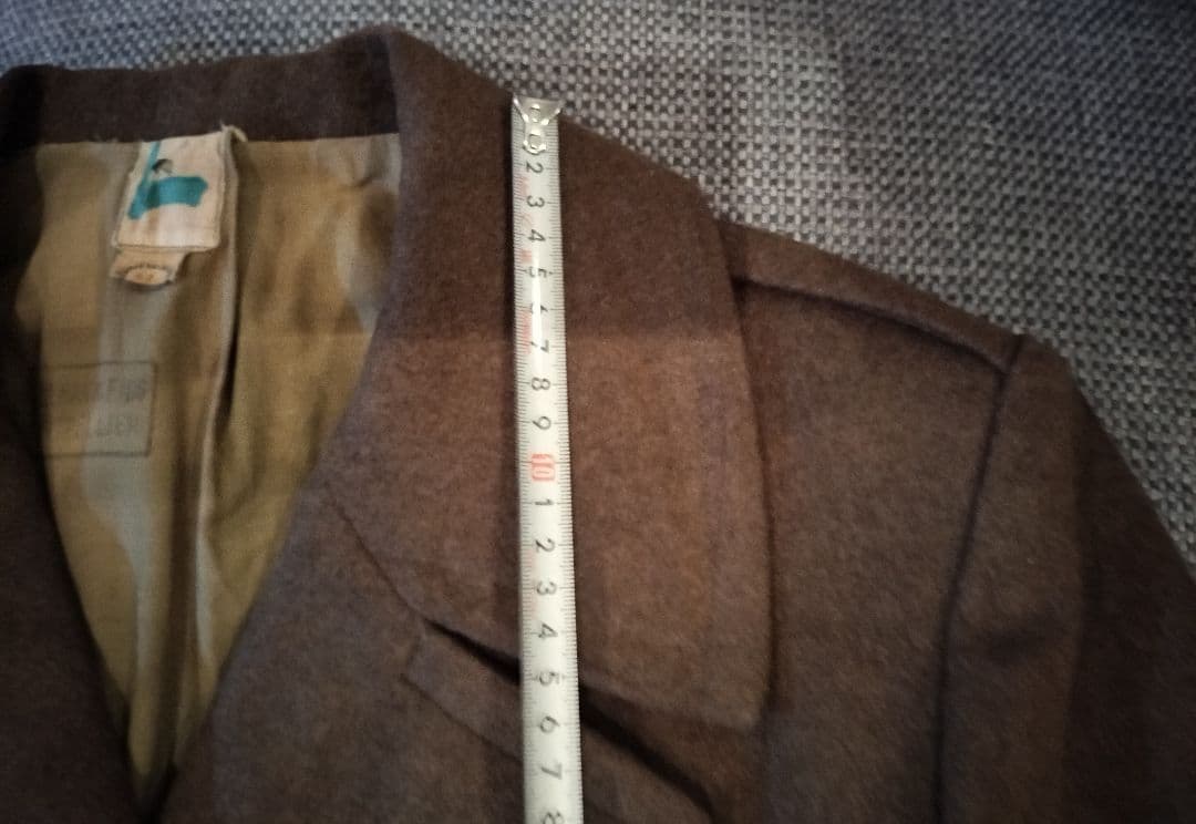 フランス軍 ウールコート 1963年製 ユーロヴィンテージ 金ボタン