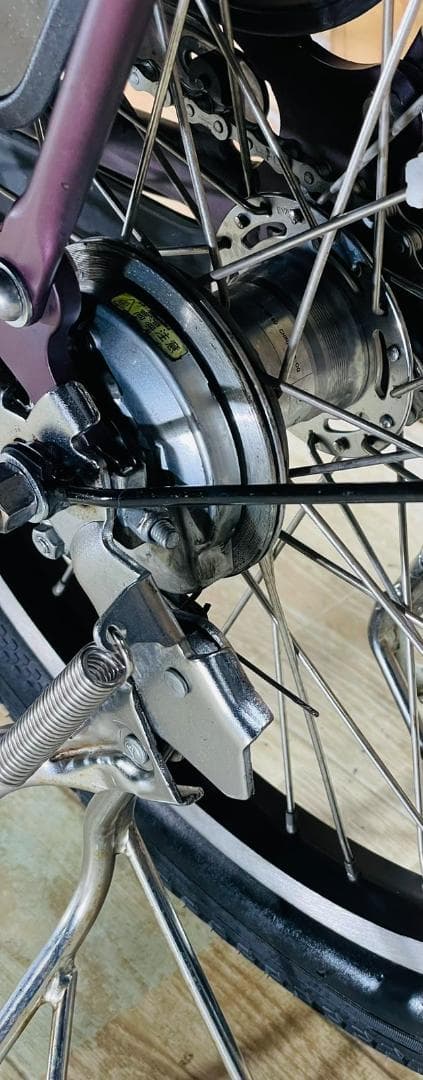 ヤマハ NO 1 ボルドー 大容量 子供乗せ電動アシスト自転車 H1228