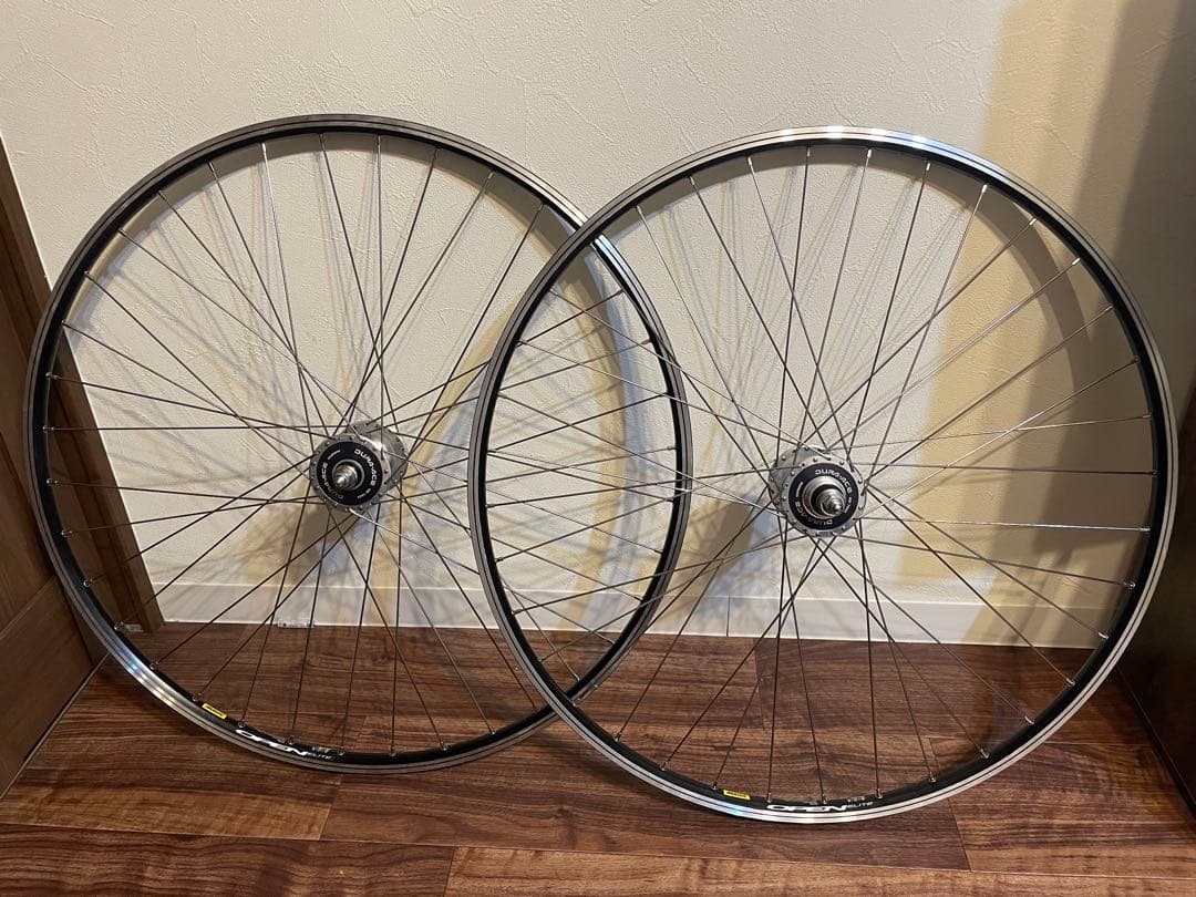 mavicリム×njsハブ　ホイール　前後セット