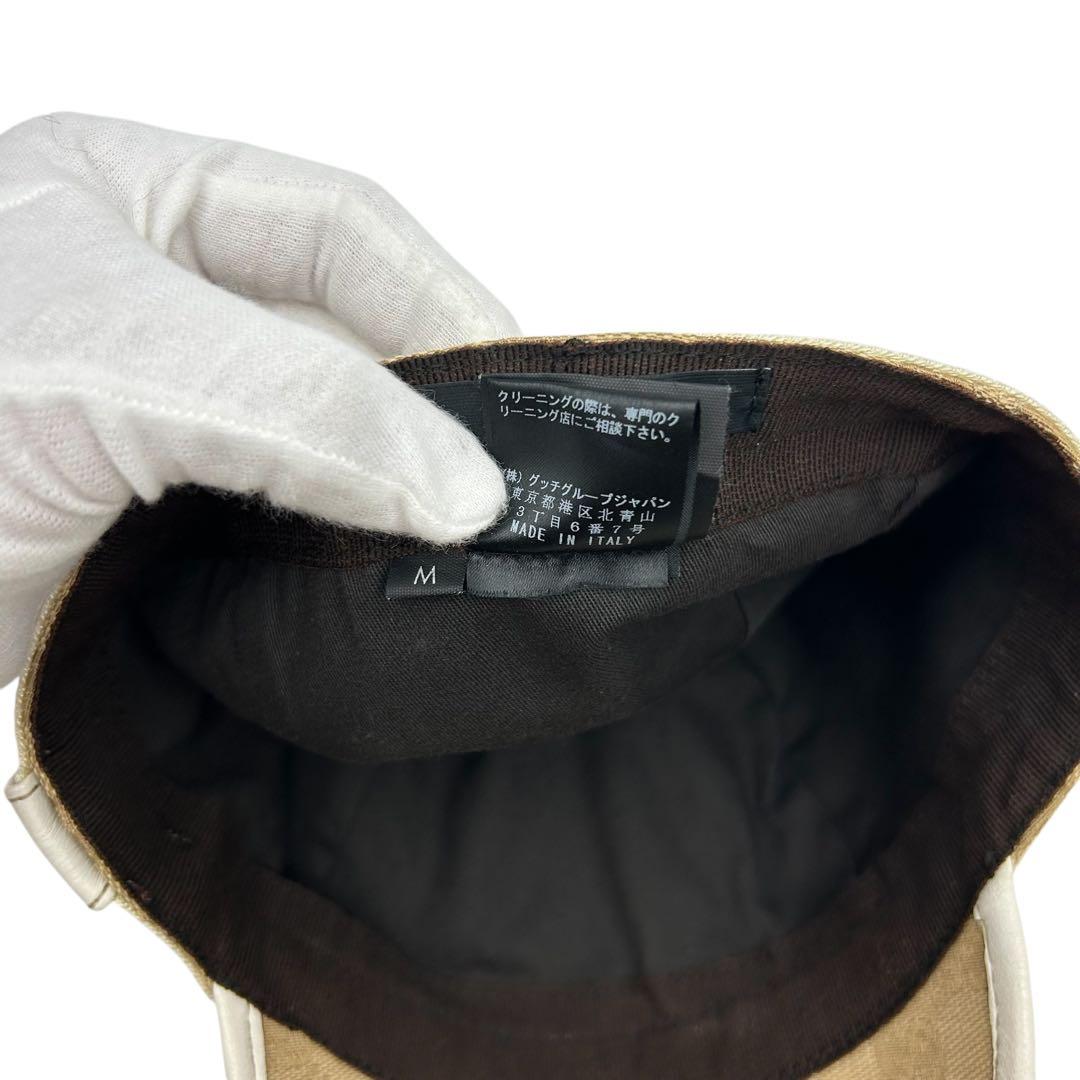 GUCCI グッチ ベースボールキャップ GG シェリーライン Mサイズ