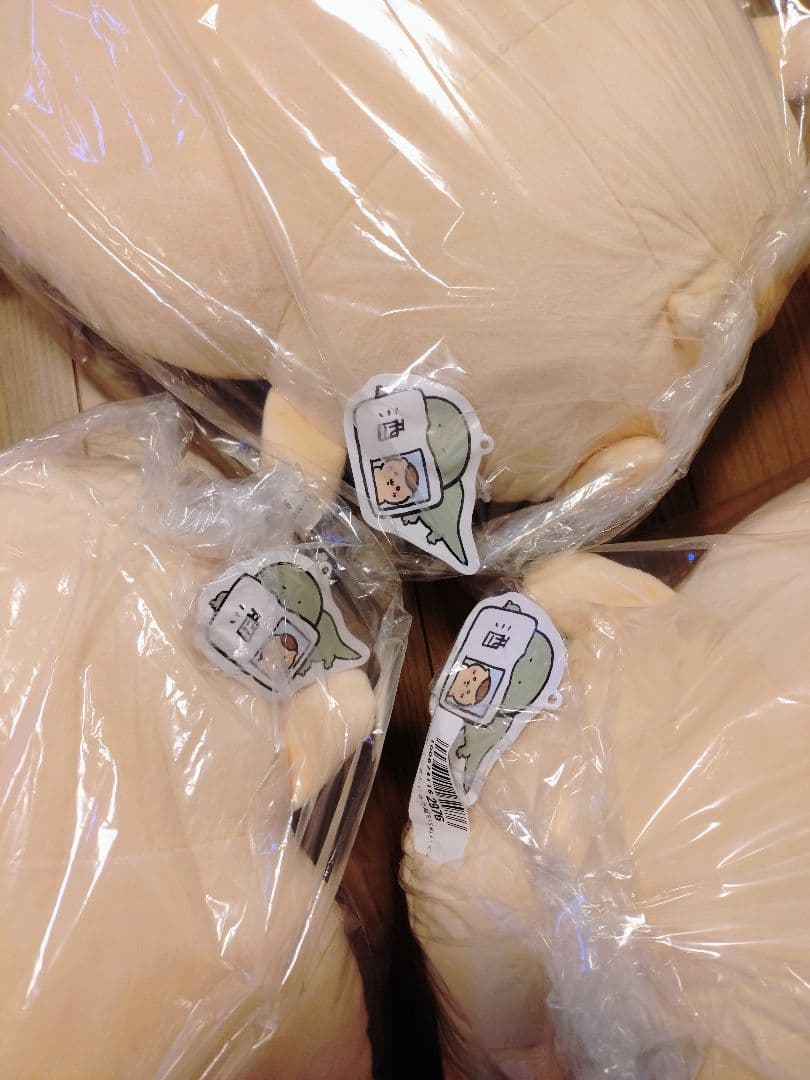 し*ら様 ちいかわ　くりまんじゅう　超BIGぬいぐるみ　3体セット　まとめ売り