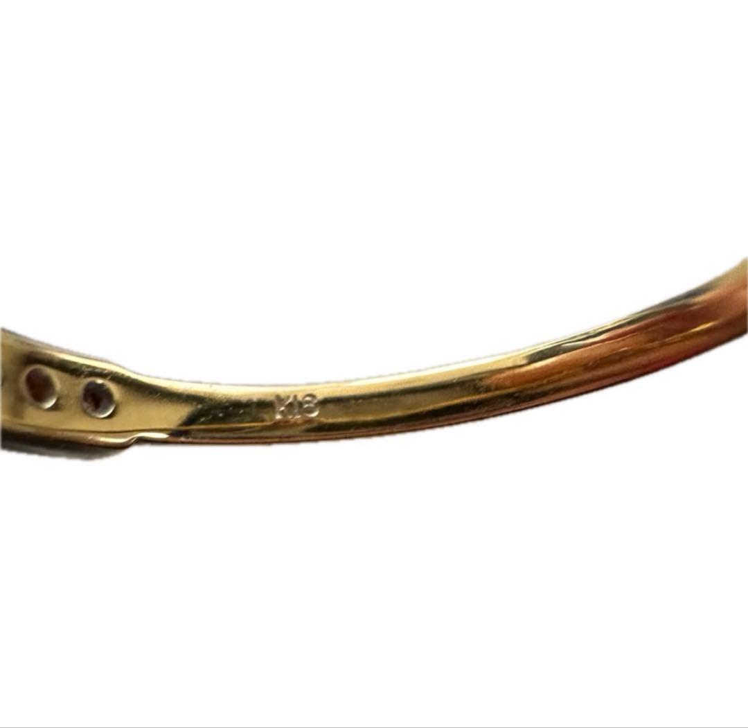 GIANTTI Tワイヤーリング　K18 ダイヤモンドリング