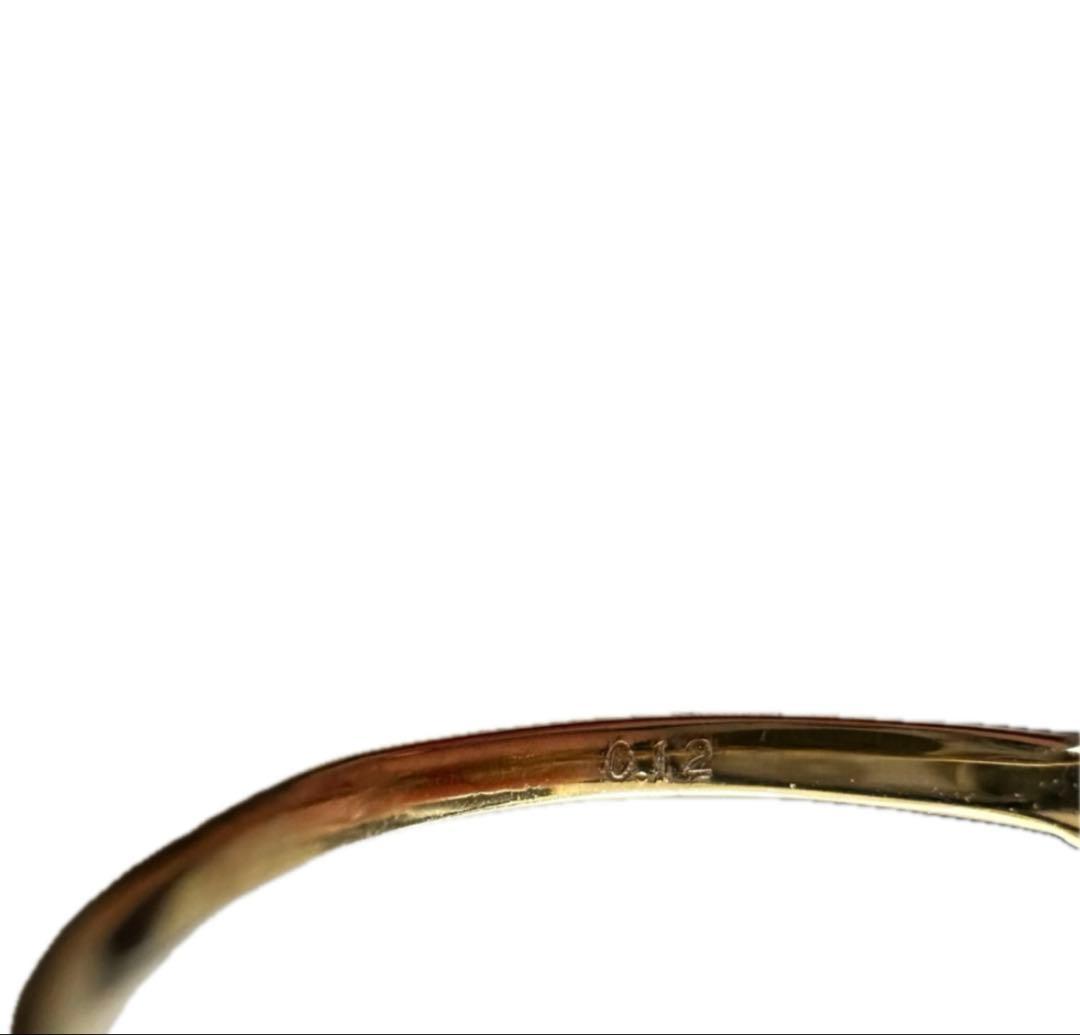 GIANTTI Tワイヤーリング　K18 ダイヤモンドリング