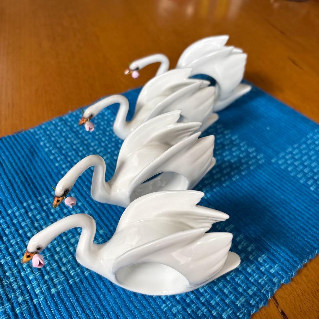 白鳥のナプキンリング