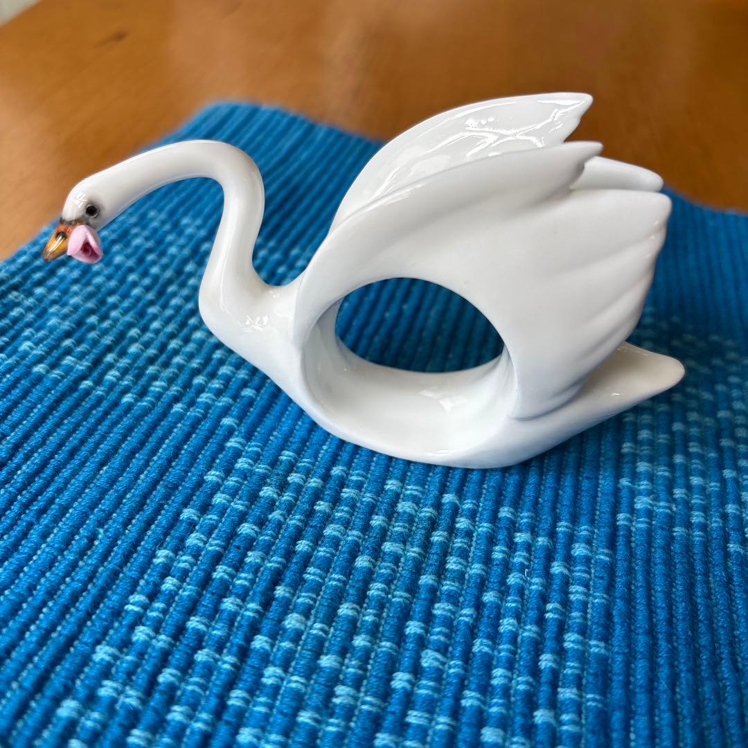 白鳥のナプキンリング
