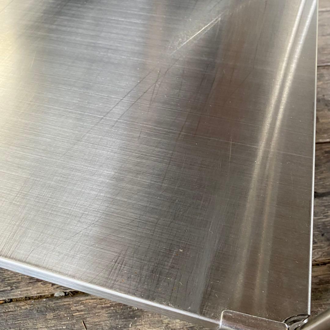 無印良品 ステンレスユニットシェルフ ワイド小 家具 ワイヤーバスケット付