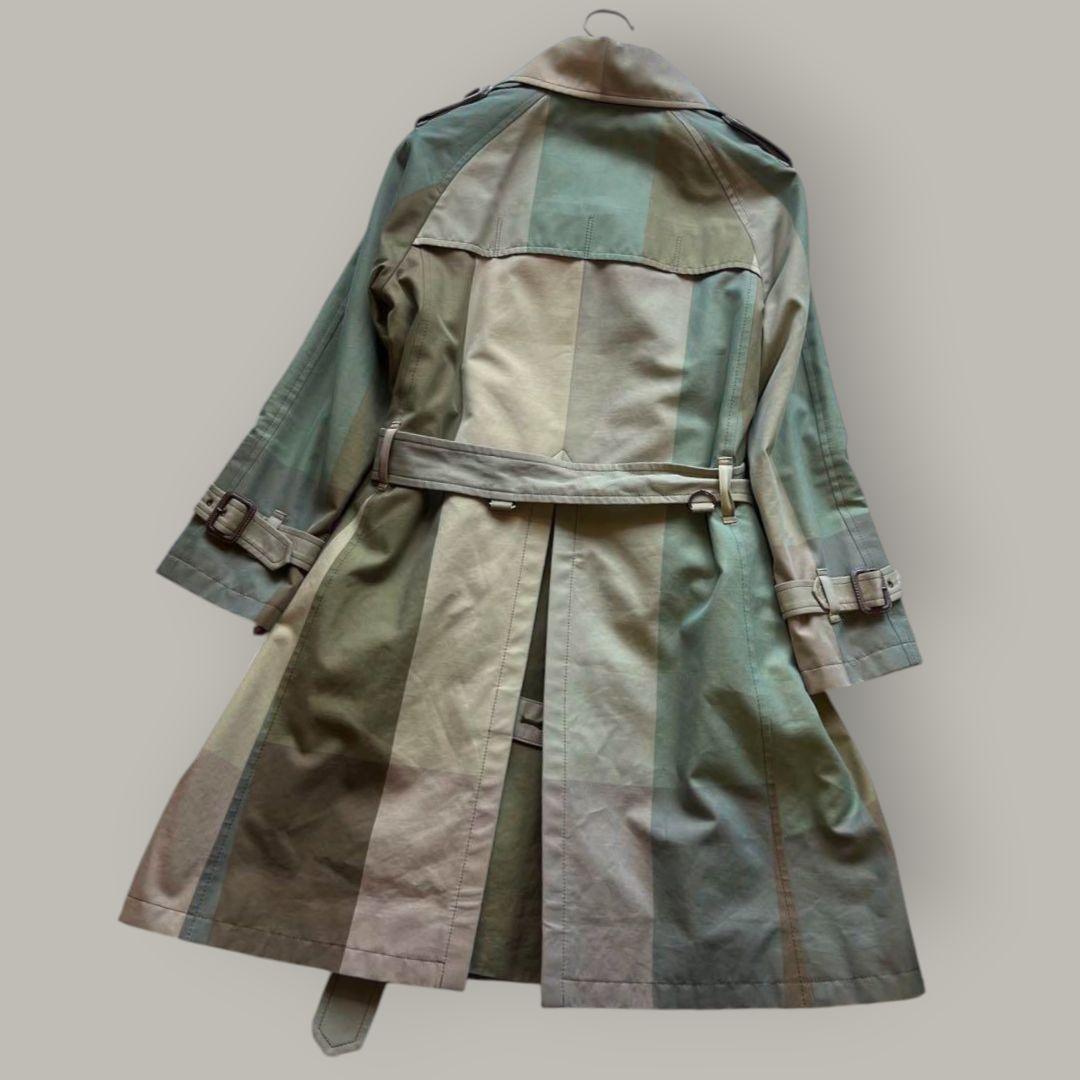 【美品】Aquascutum トレンチコート ウールライナー ベルト S