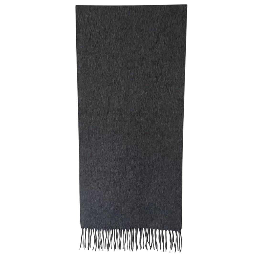 【すがさん専用】ロロピアーナ カシミヤ100% フリンジ マフラー グレー
