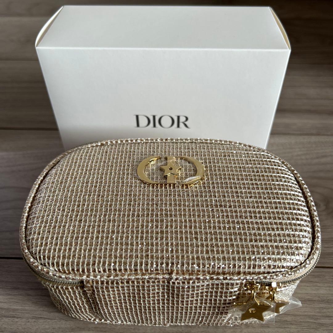 ディオール2025 クリスマスコフレ　ノベルティポーチ　ミニ香水×2/ルージュ