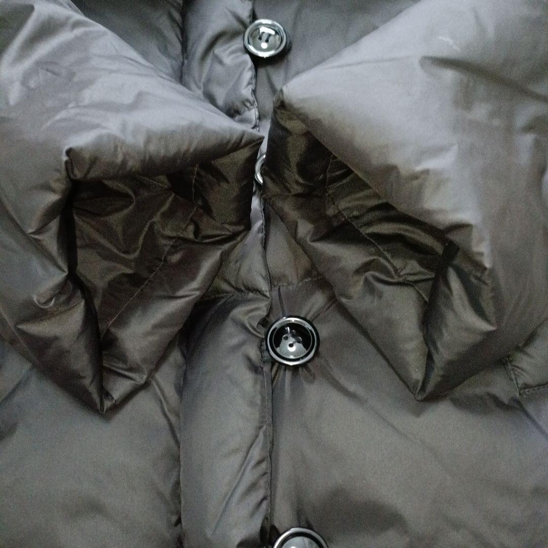 American ragcie黒ダウン ホワイトグース ダウンジャケット 女優襟