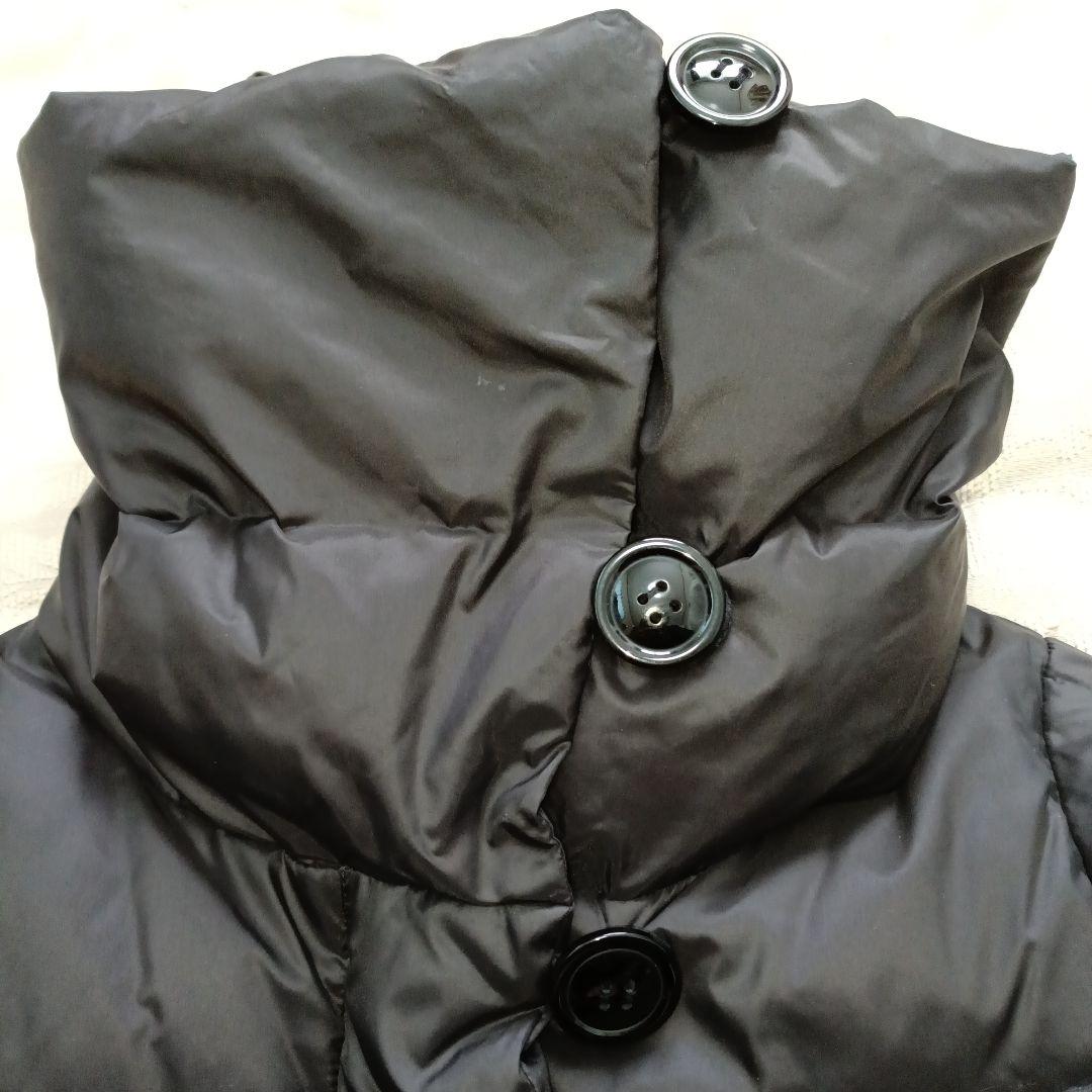 American ragcie黒ダウン ホワイトグース ダウンジャケット 女優襟