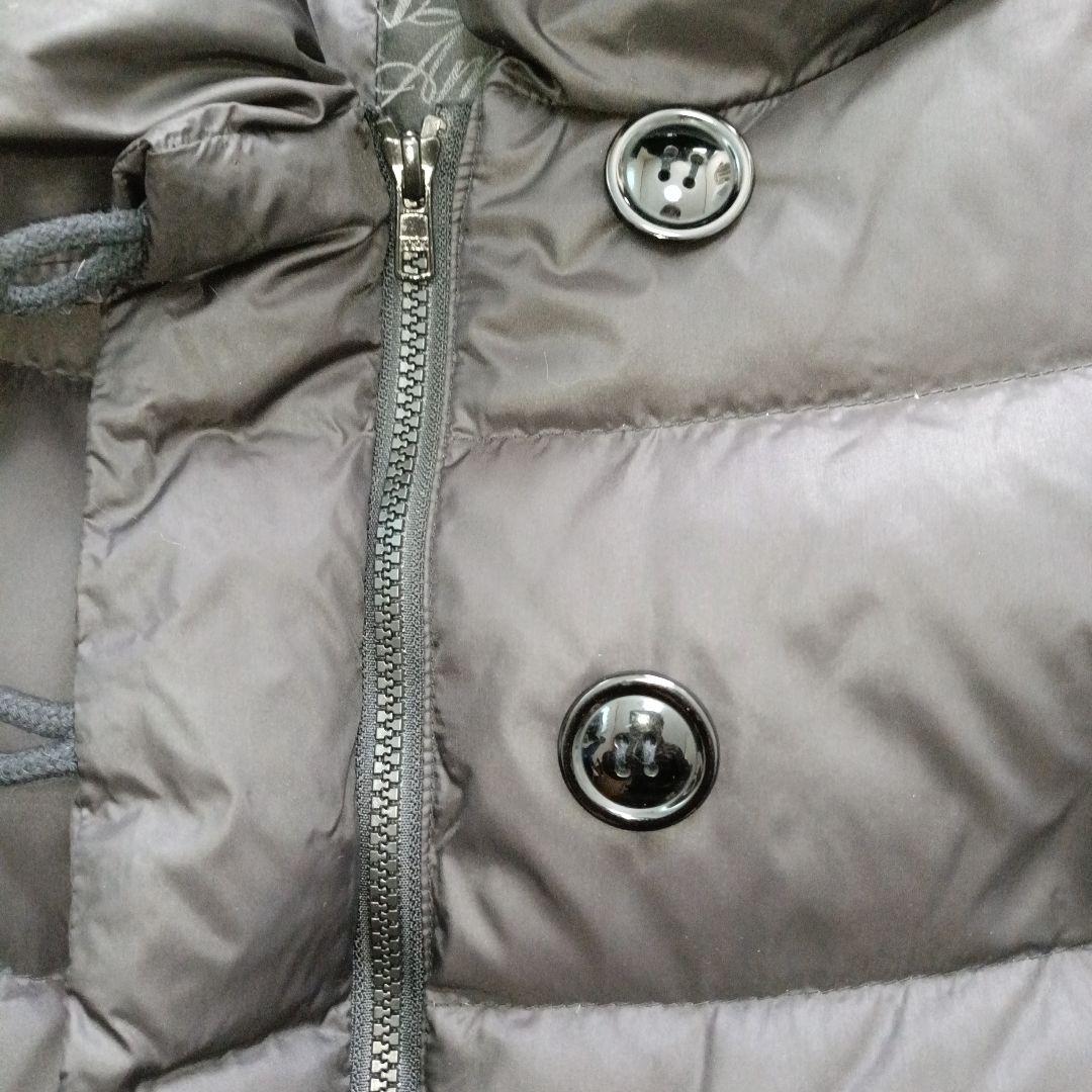 American ragcie黒ダウン ホワイトグース ダウンジャケット 女優襟