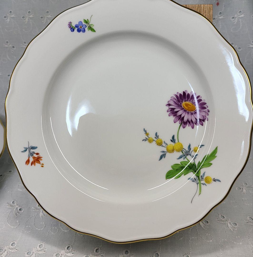 未使用✨マイセン ベーシックフラワー 2つの花 プレート➄デザート 20 皿