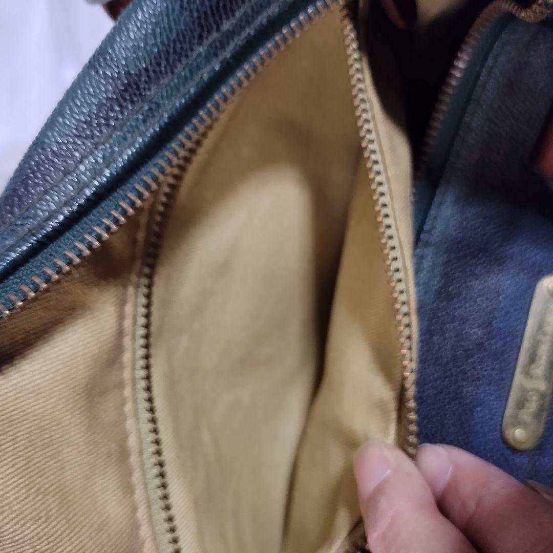 ラルフローレン　チェック柄ボストンバッグ　ハンドバッグ　RALPH LAUREN