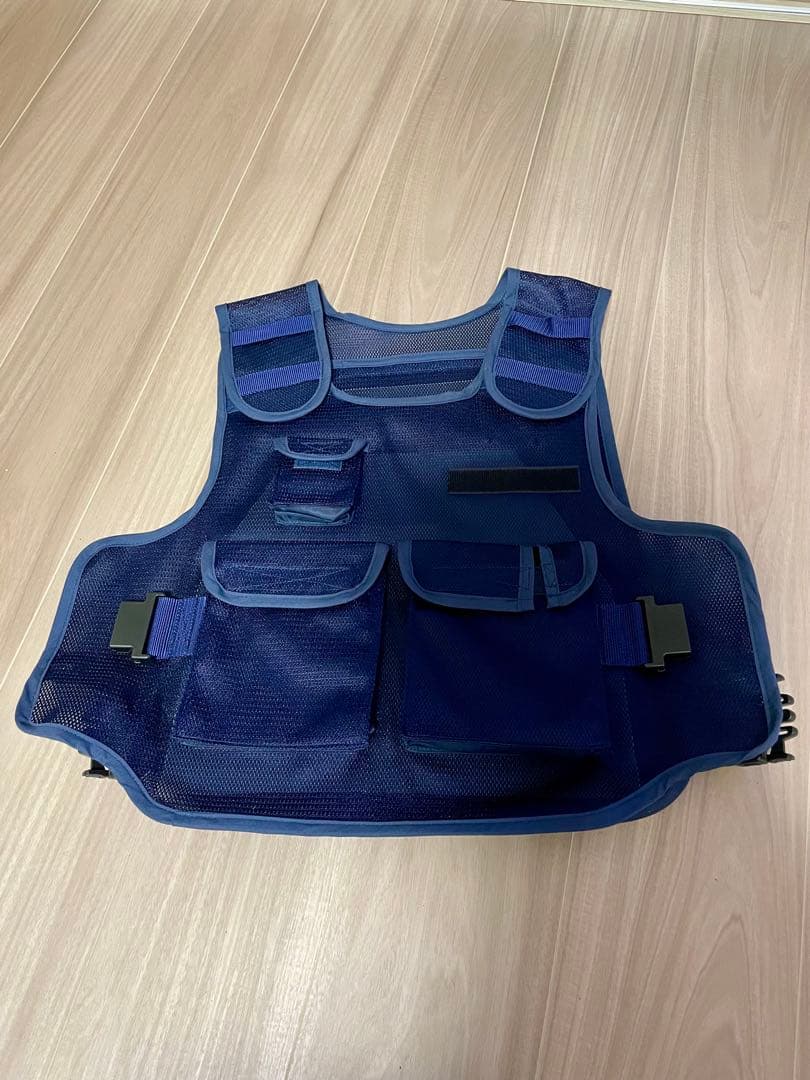 耐刃防護衣　警察装備　防刃ベスト　ベルクロ付き　レプリカ