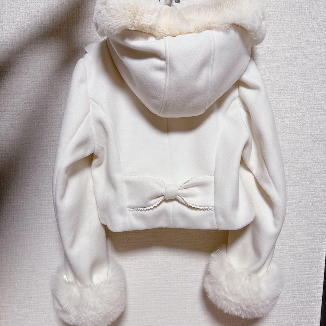 d*4様 LIZ LISA ビジューリボンショートフードコート