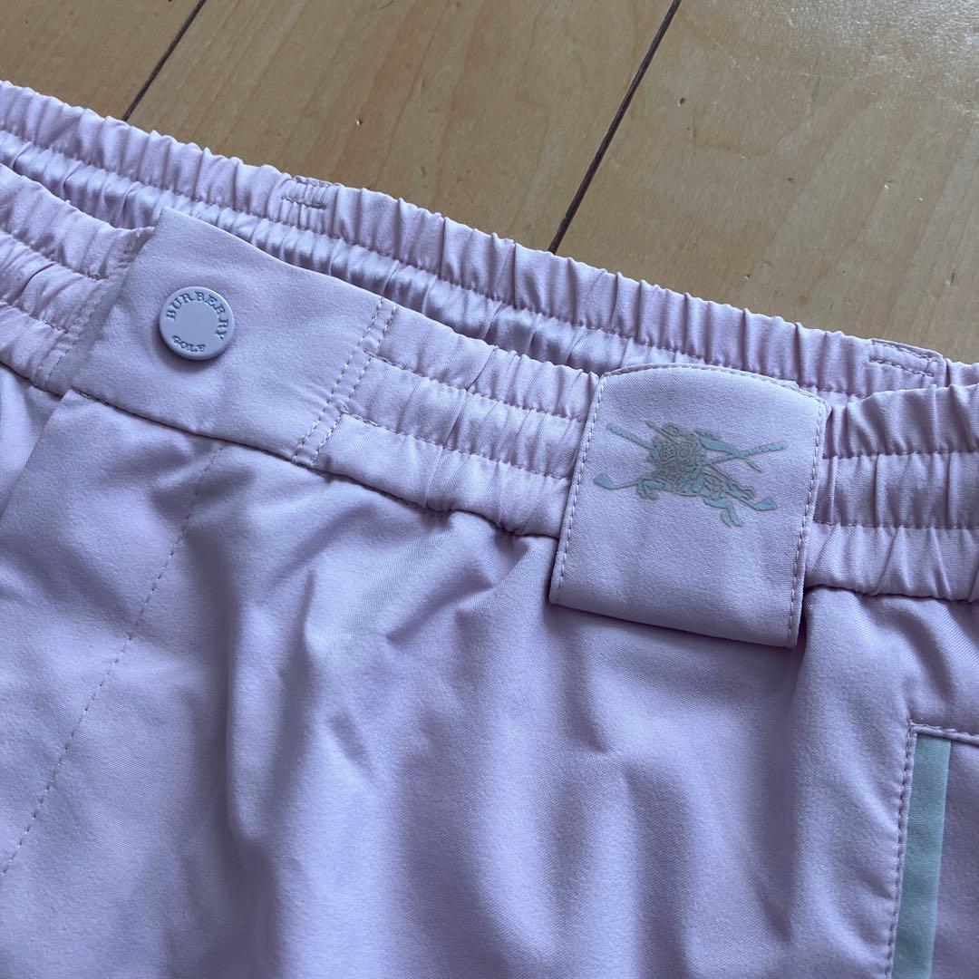BURBERRYGOLFバーバリーゴルフ　セットアップ　レインウェア　ピンク　L