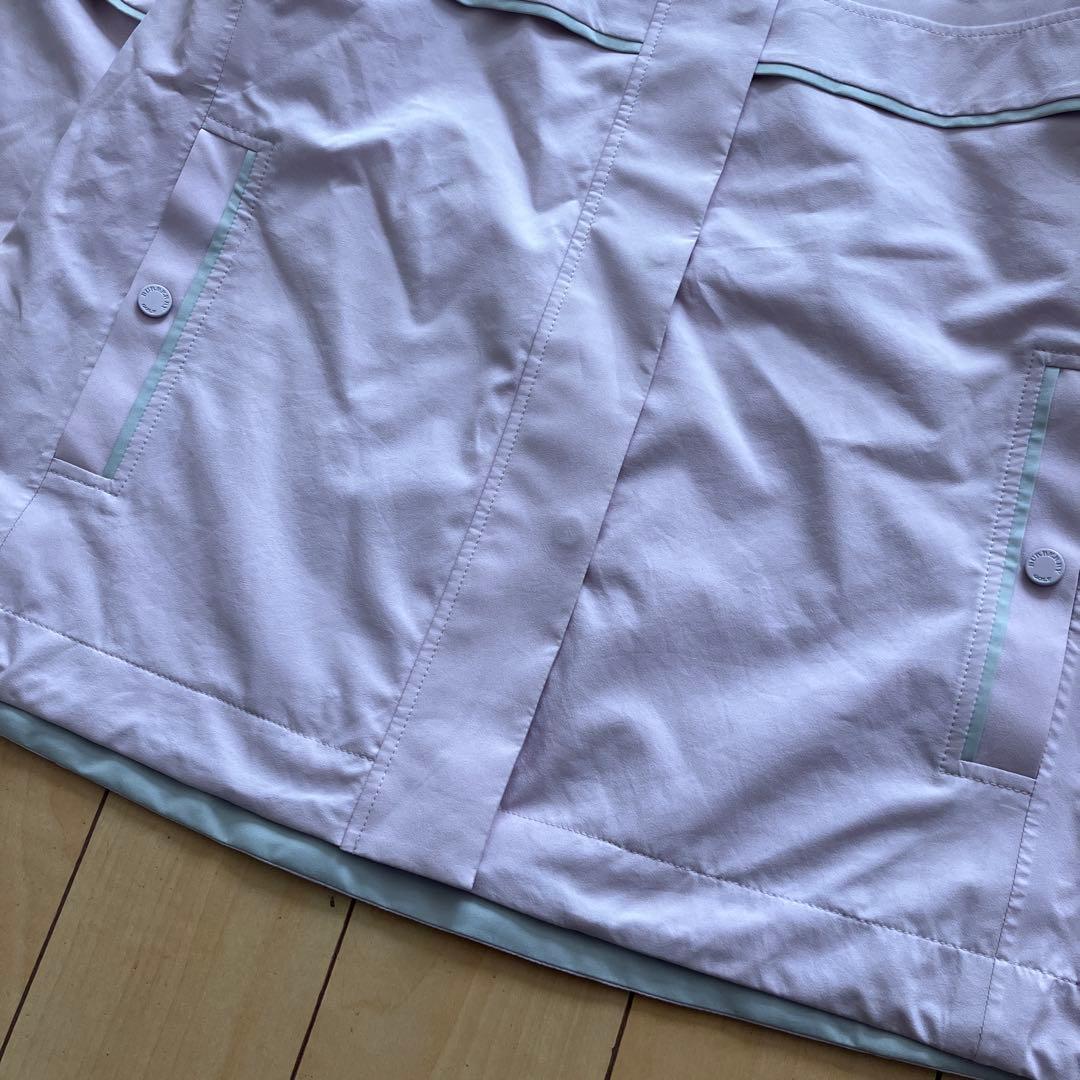 BURBERRYGOLFバーバリーゴルフ　セットアップ　レインウェア　ピンク　L