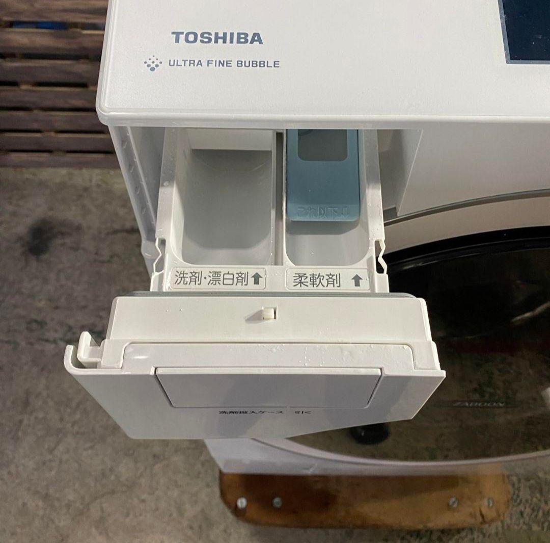 H232R\" 東芝 ZABOON TW-127X9L-W 12kgドラム式洗濯機