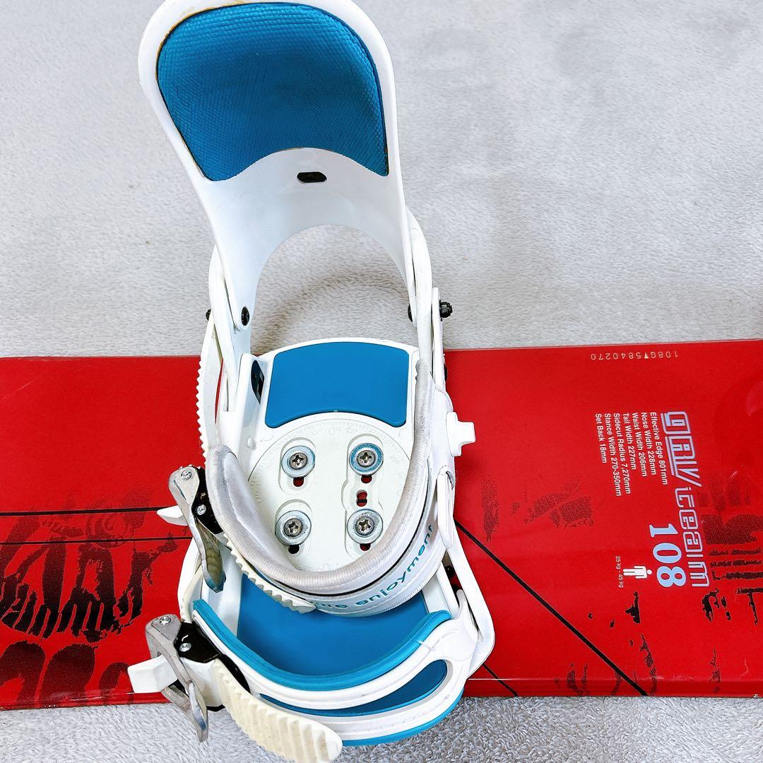IGNIO スノーボード 108モデル バインディング付き ジュニア