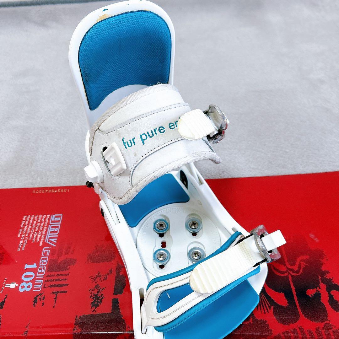 IGNIO スノーボード 108モデル バインディング付き ジュニア