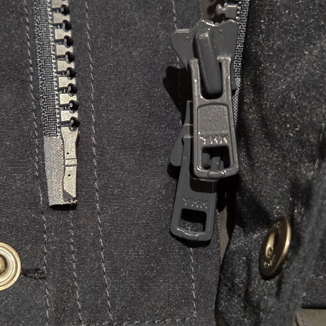 【極美品】DANTON ダントン ダウンベスト フード付き ネイビー 40 Ｌ