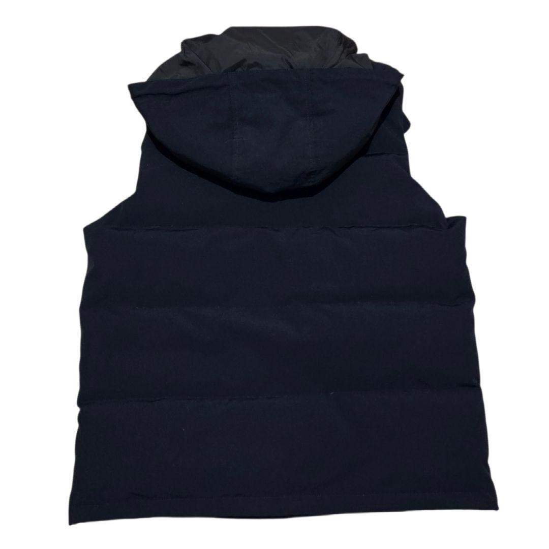 【極美品】DANTON ダントン ダウンベスト フード付き ネイビー 40 Ｌ