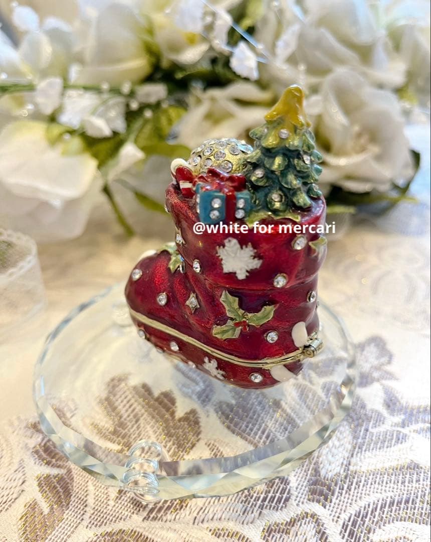 イギリス 輝くクリスマスブーツプレゼント♡