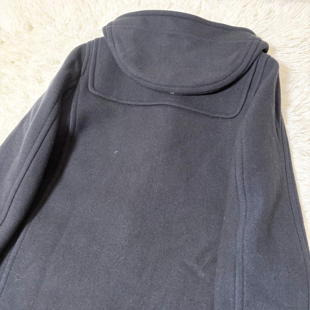 マッキントッシュフィロソフィー ハウスチェック裏地 ロングダッフルコートネイビー