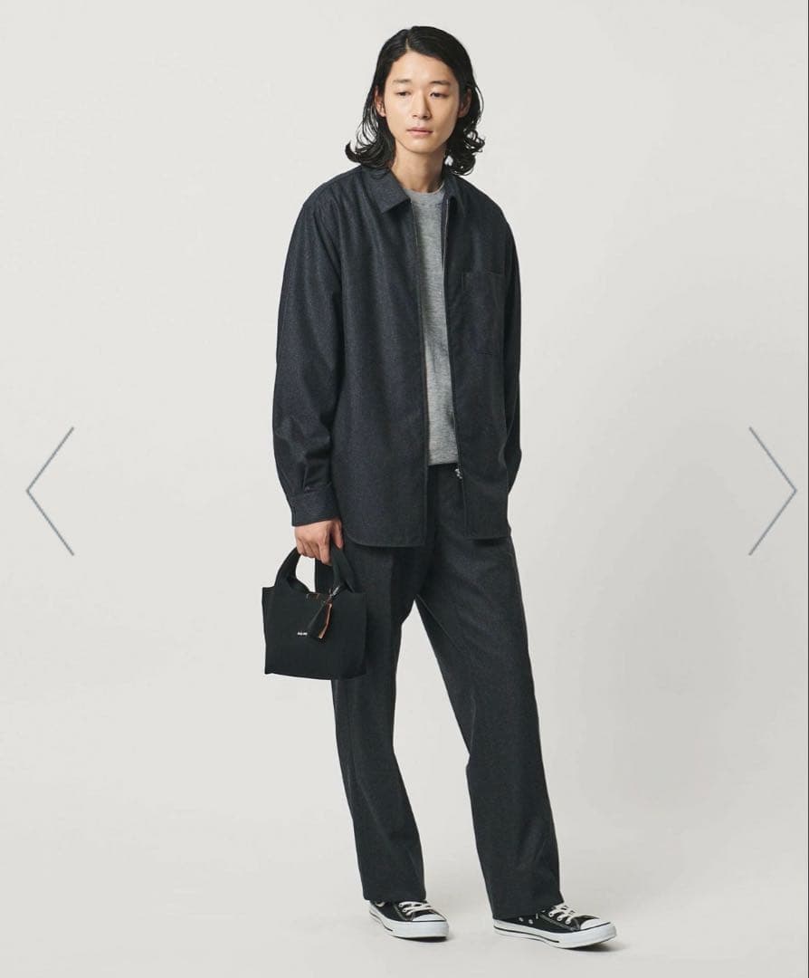 haLON ブラック トートバッグS