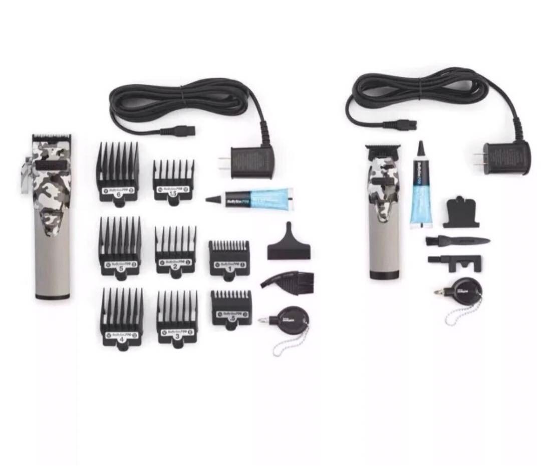 BaByliss Pro Limited FX　グレーカモメタル　バリカンセット