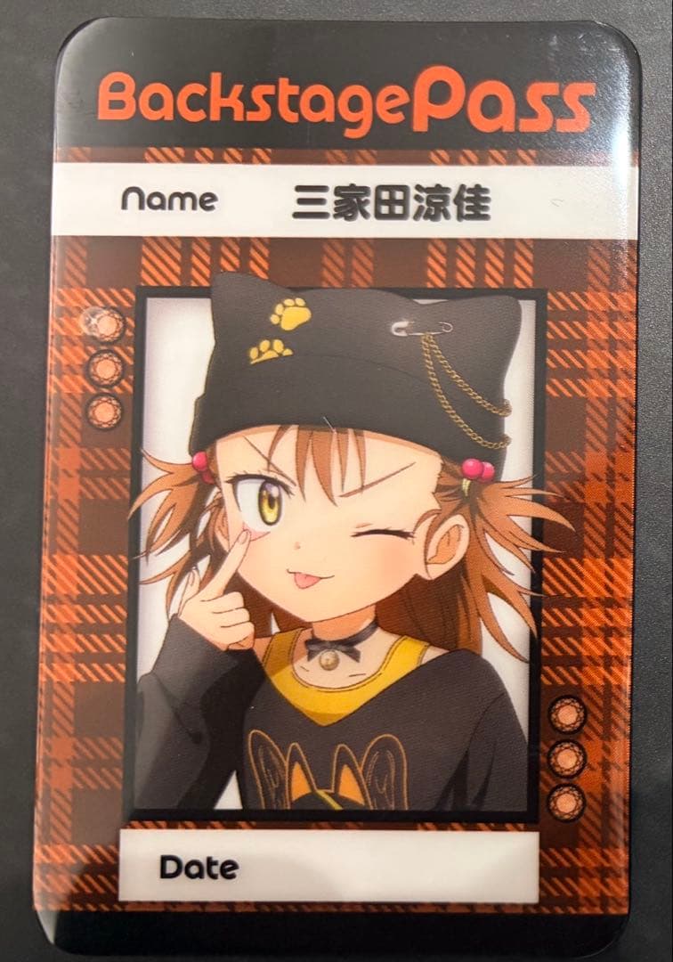 メダリストカラ鉄コラボ オリジナルバックステージパス風カード