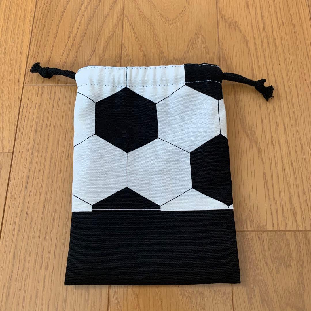 【入園準備】サッカーボール柄　レッスンバッグなど