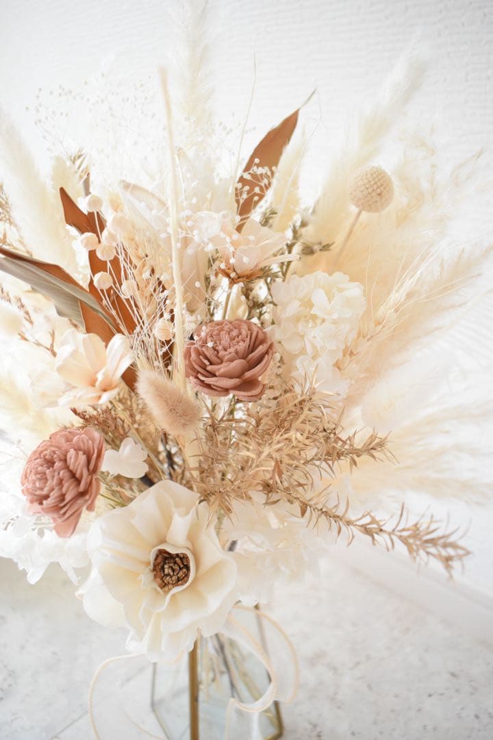 ブーケブラン　ドライフラワー　プリザーブドフラワー　ブーケ　ウェディング　前撮り