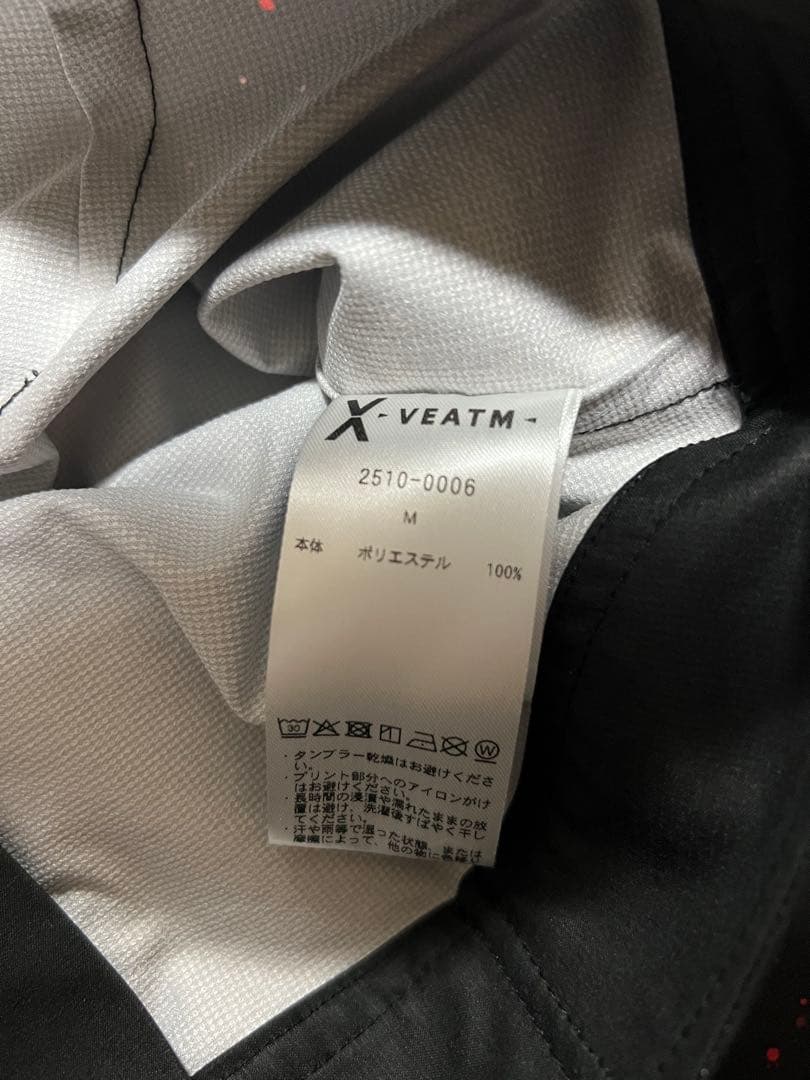 X-VEATM サーフパンツ水着 Mサイズ ブラック レッド