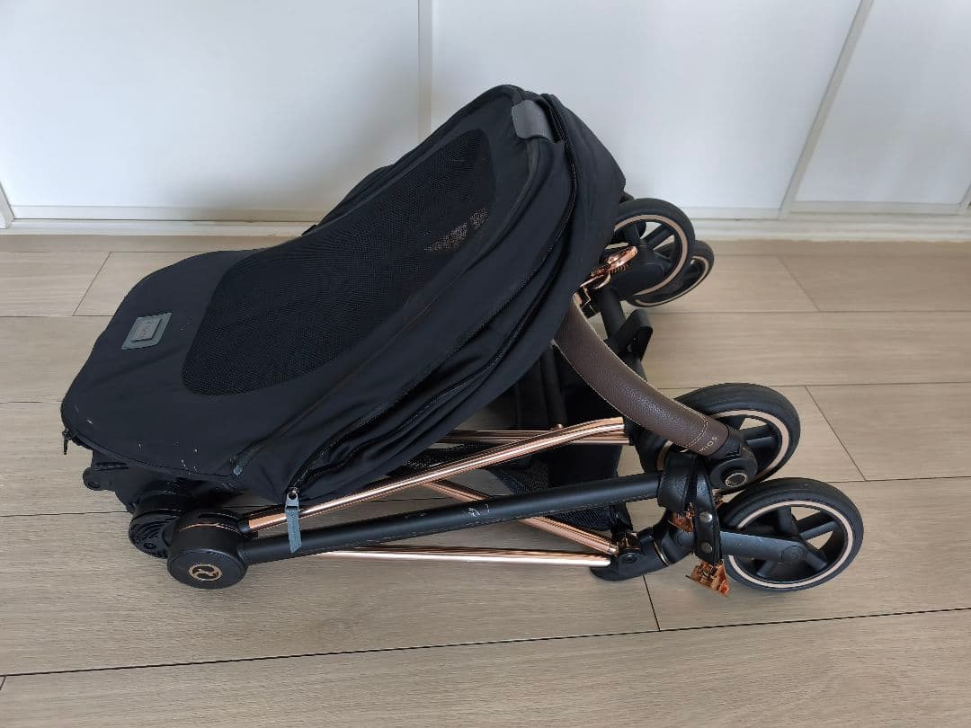 【安め出品】サイベックス ミオス JP3 ベビーカー ローズゴールドフレーム