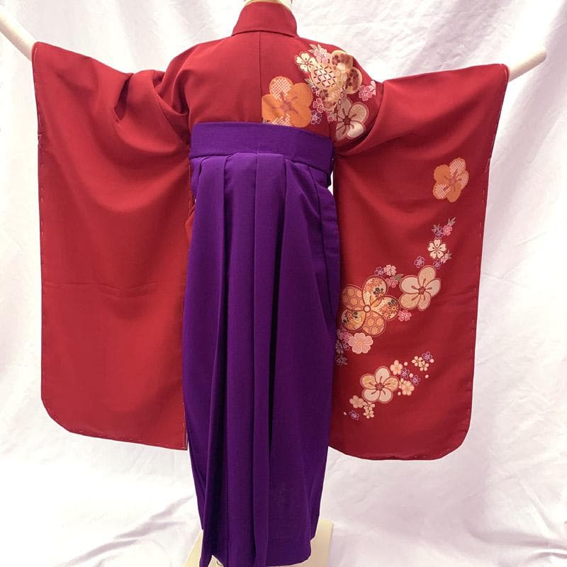 501ag67■七五三 卒園式 六歳 七歳 着物&袴&長襦袢 未使用品■美品