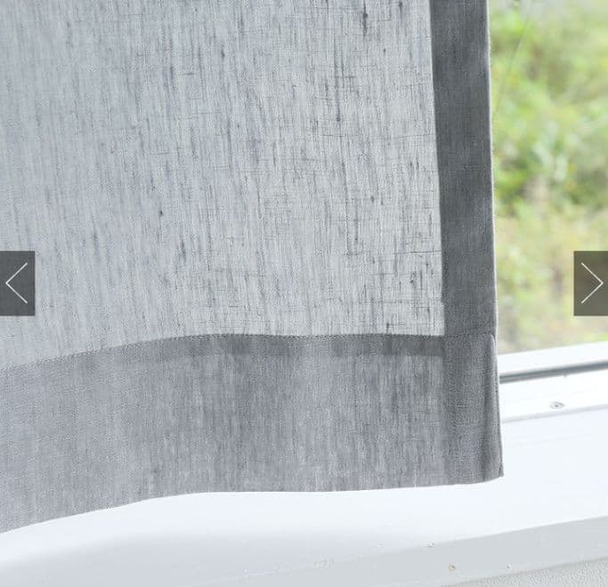 【2枚セット!!!!】リネン100% ドレープカーテン