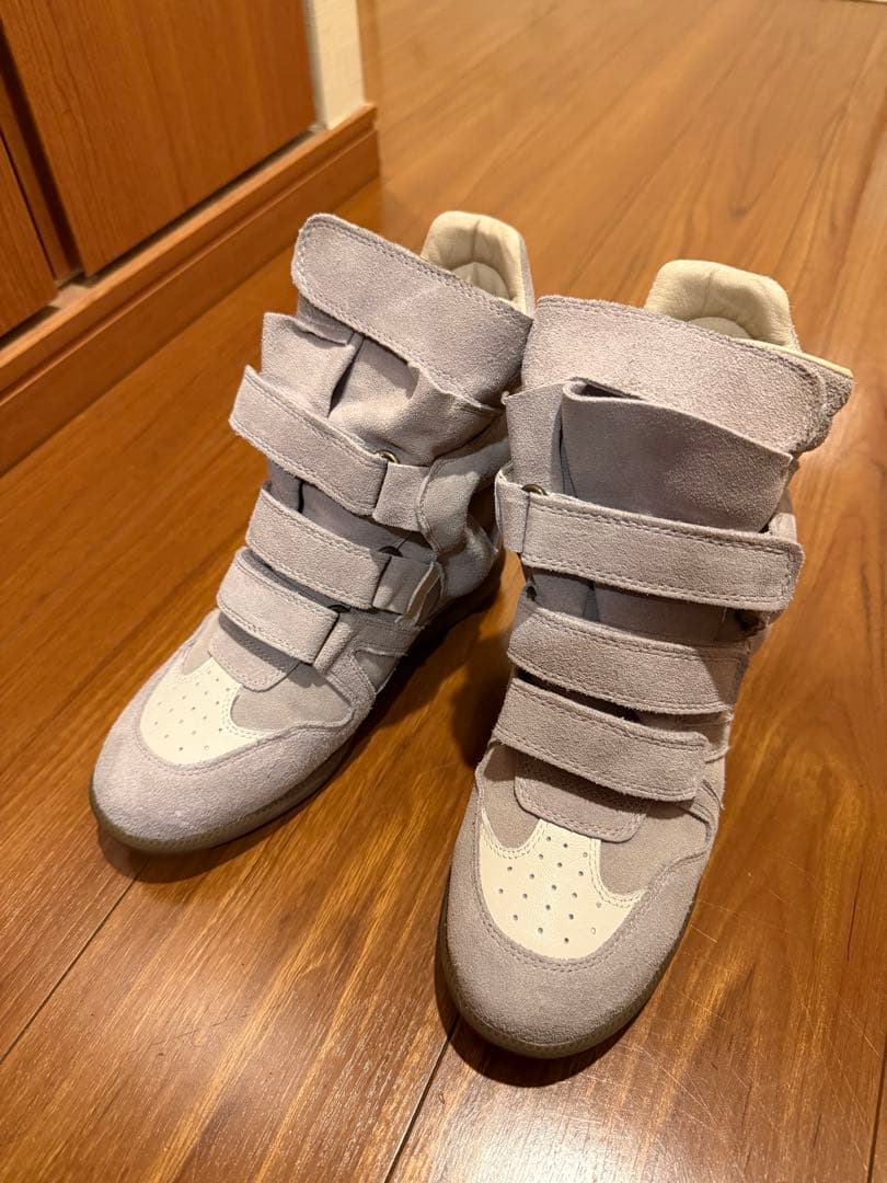 Isabel Marant風　インヒール スニーカー 24cm