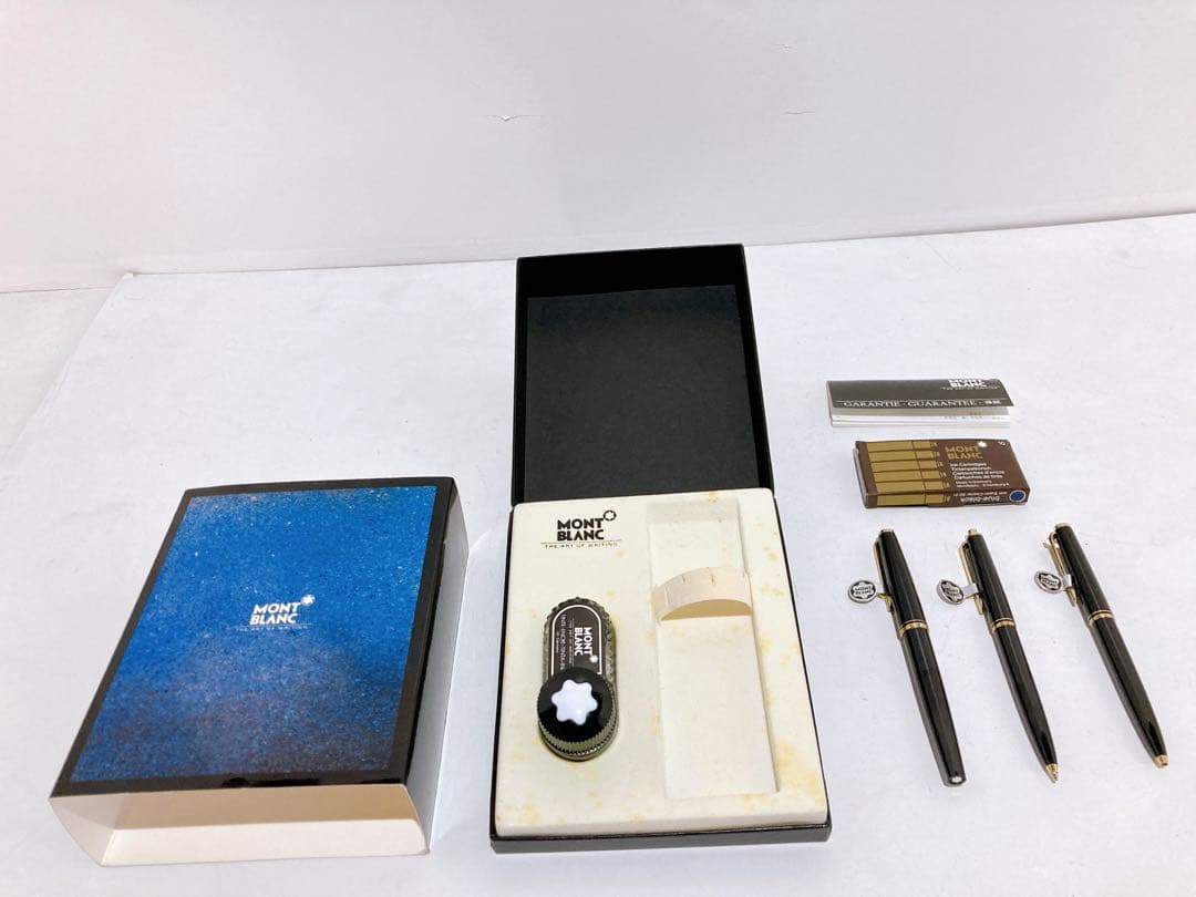 モンブラン Montblanc 万年筆 シャープペンシル ボールペン3本セット