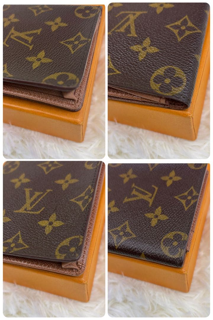 ルイヴィトン モノグラム 二つ折り財布 長財布 札入れ カードケース