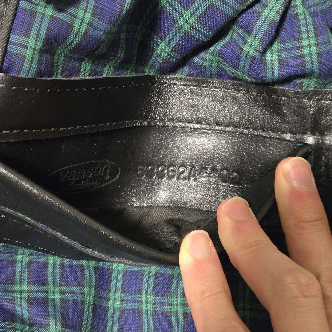 vanson コメット　シングルライダースジャケット