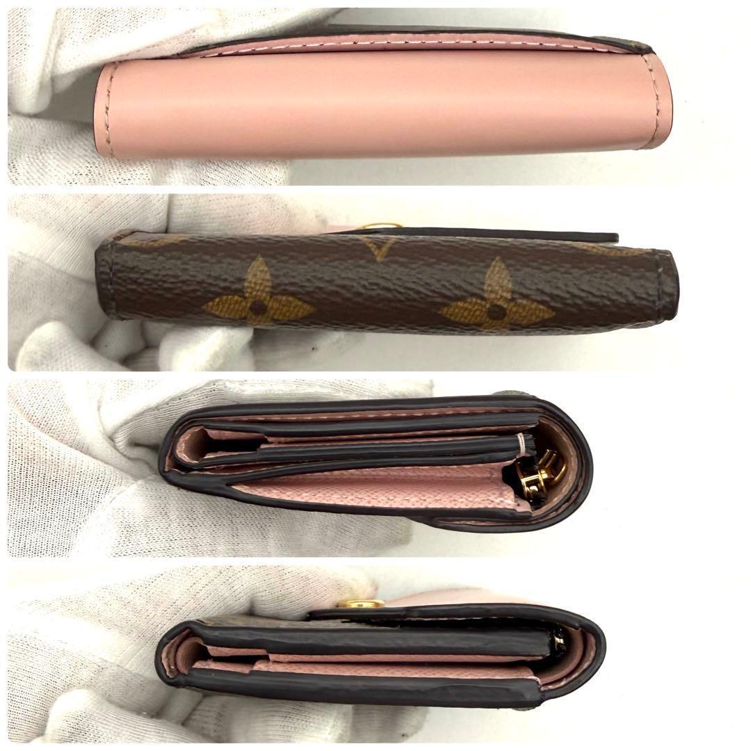 【 tomotomo】ルイヴィトンポルトフォイユ ゾエ ローズバレリーヌ