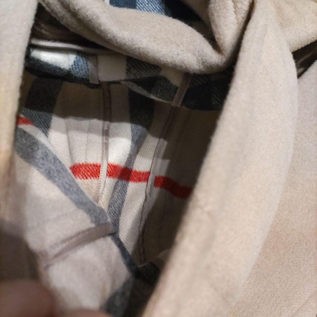 バーバリー　チルドレン　ダッフル　コート　12Y　152cm　受験　薄茶　美品