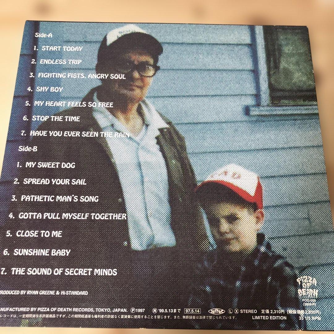 HI-STANDARD ANGRY FIST 限定版レコード