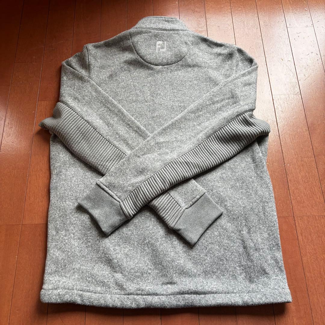 【早い者勝ち】フットジョイ/footjoy/ゴルフウェアメンズLグレージップ付き